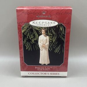 NIB Star Wars Princess Leia Hallmark Keepsake Hanging Ornament Vintage 1998